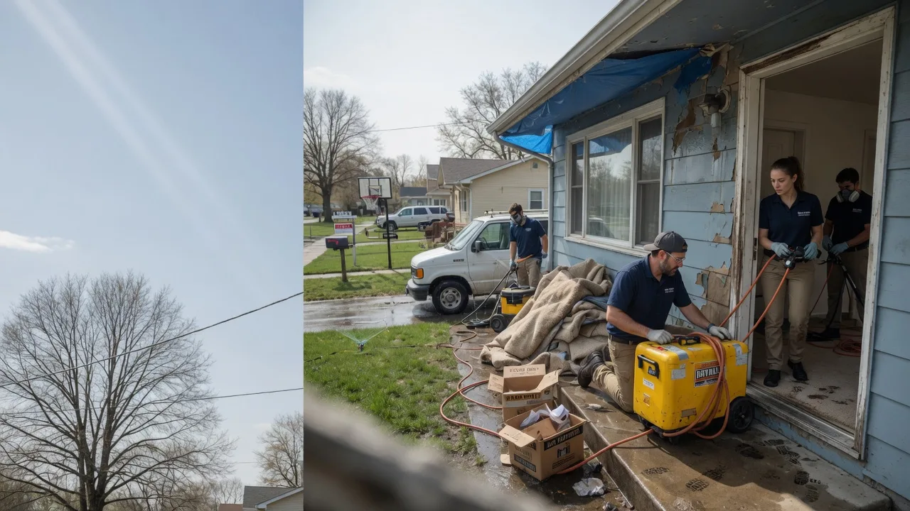Basement Flood Cleanup in Iberia, OH near me